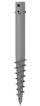 Винтовая свая. Грунт ГФ-021 - СВМ-N 57 (3) - 1200
